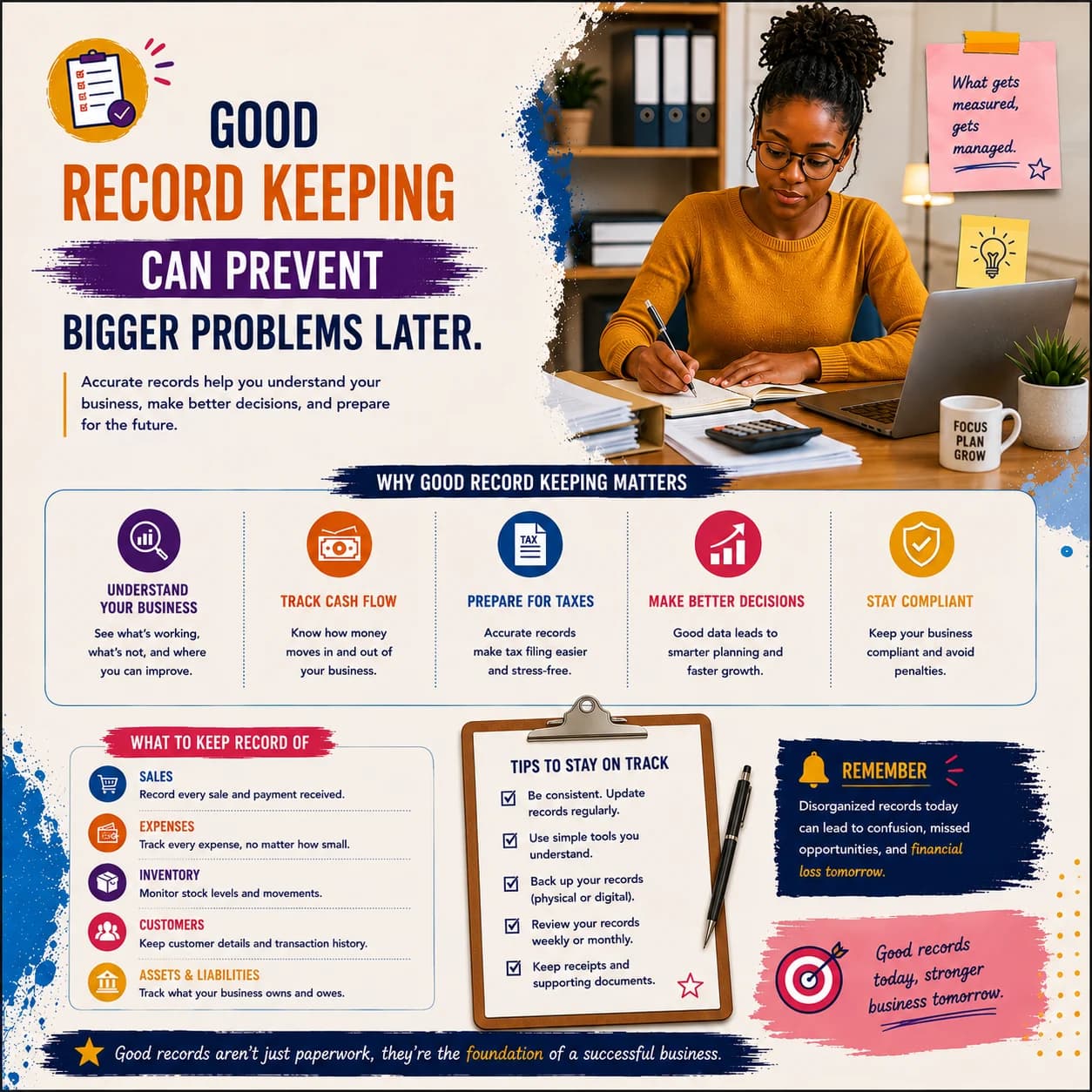 Good Record Keeping Can Prevent Bigger Problems Later