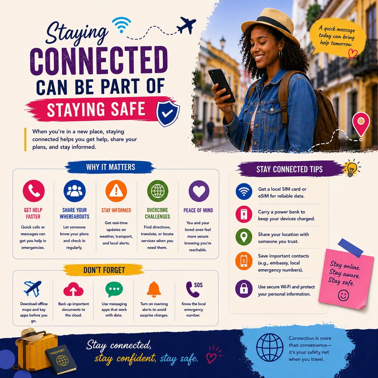 Staying Connected Can Be Part of Staying Safe