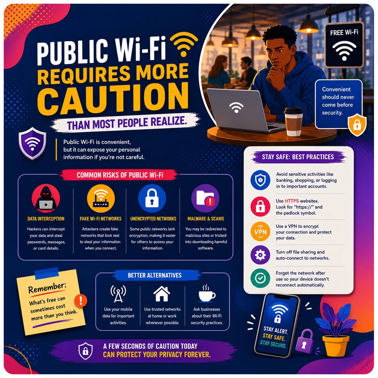 Public Wi-Fi Requires More Caution Than Most People Realize