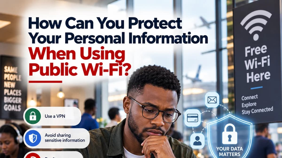 How Can You Protect Your Personal Information When Using Public Wi-Fi?