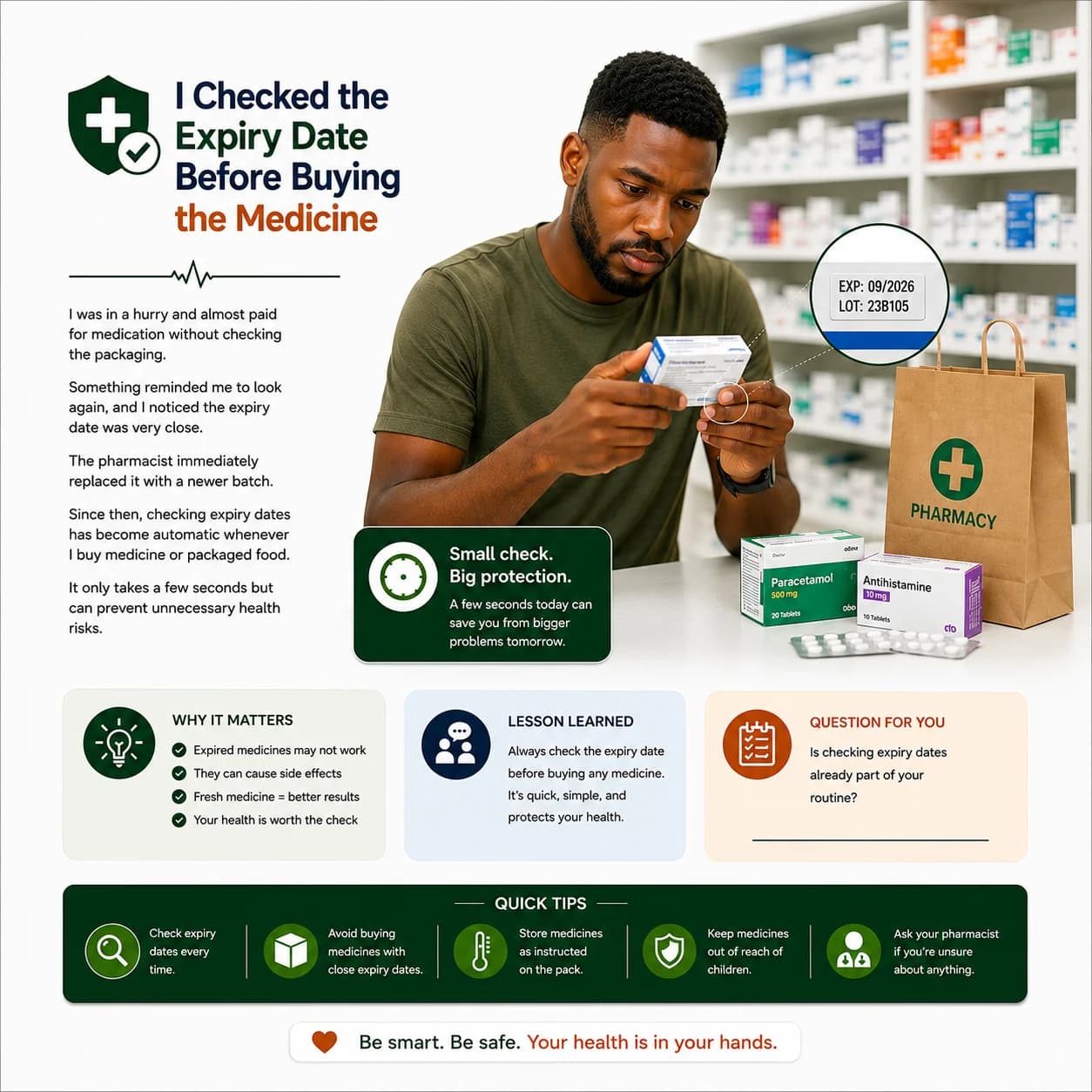 I Checked the Expiry Date Before Buying the Medicine