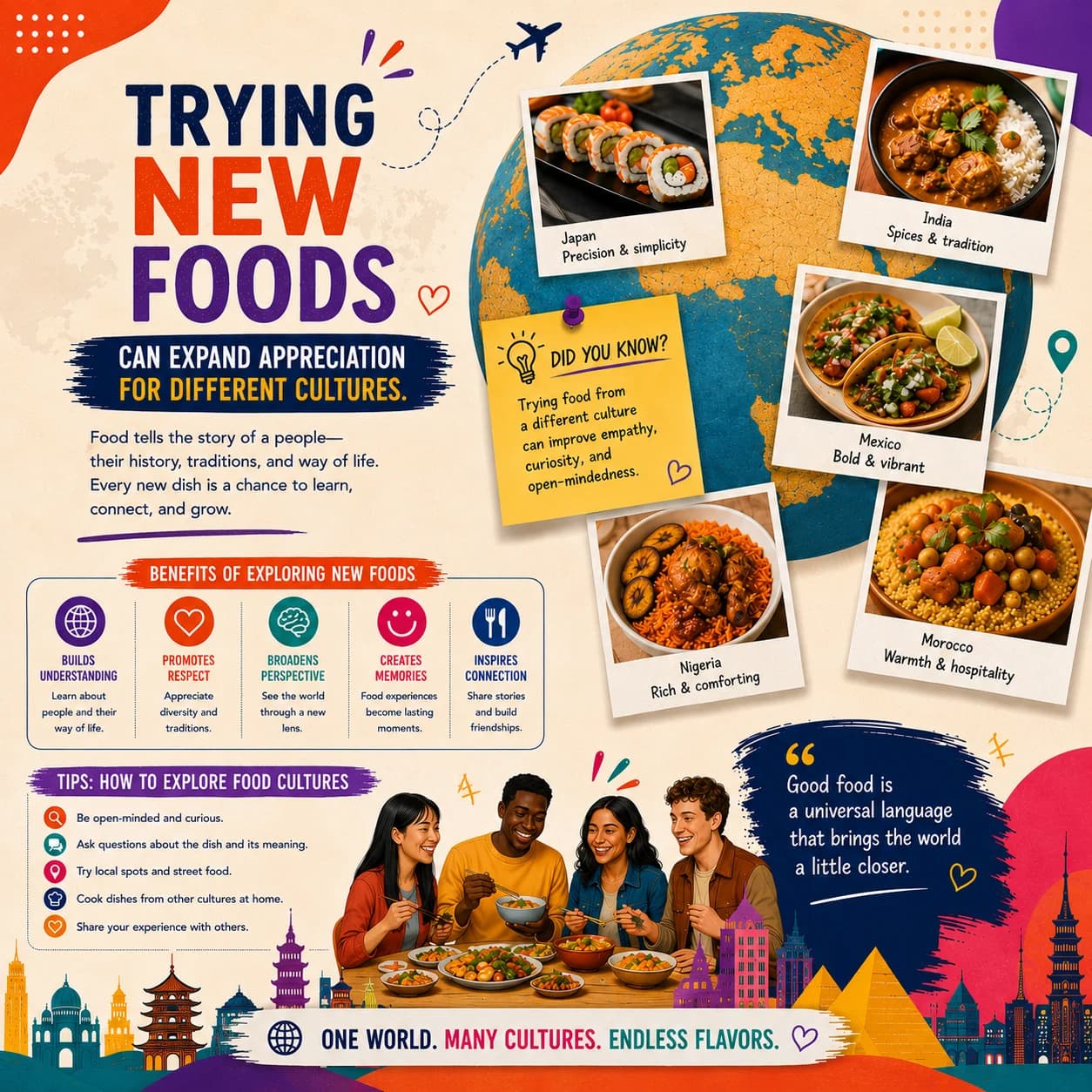 Trying New Foods Can Expand Appreciation for Different Cultures