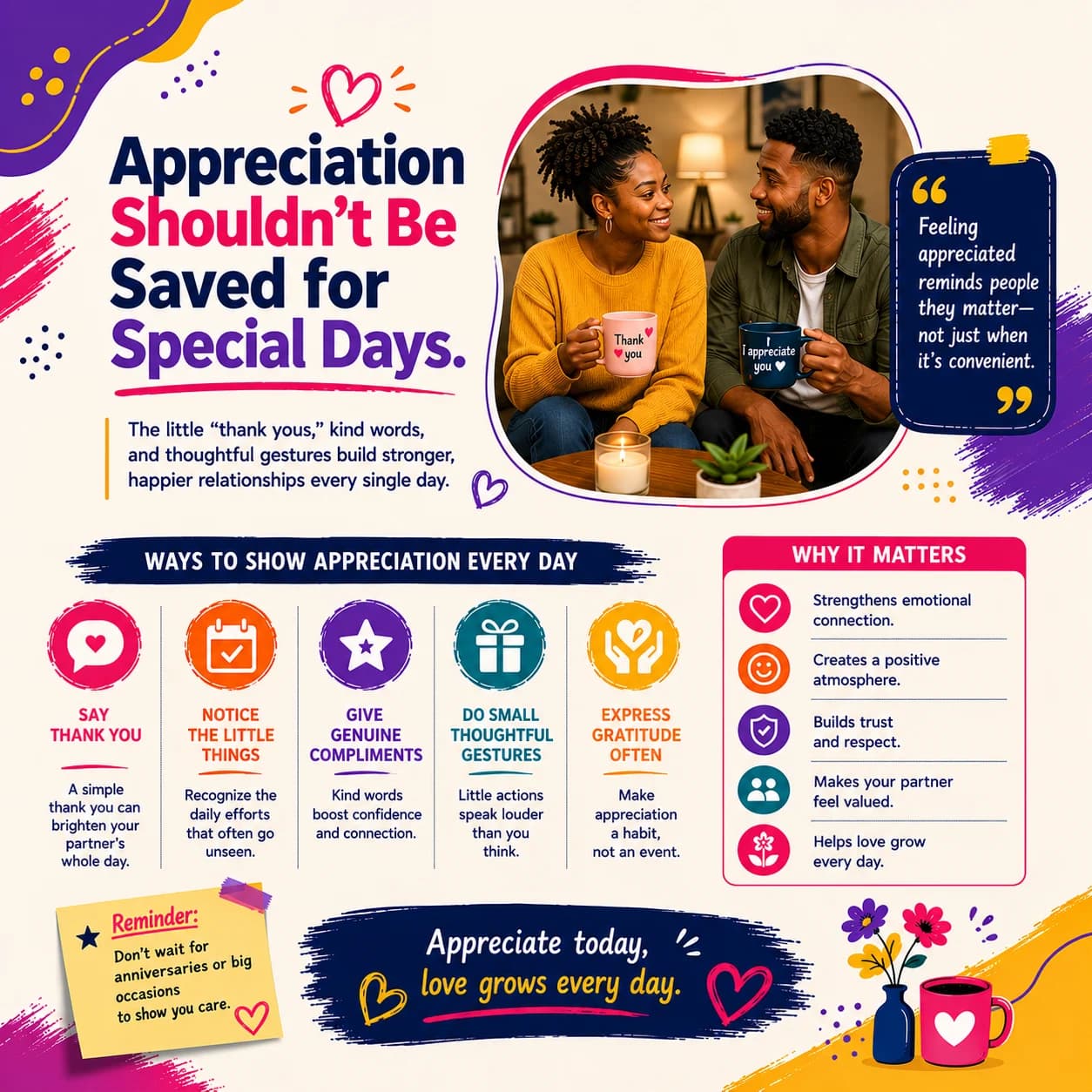 Appreciation Shouldn't Be Saved for Special Days