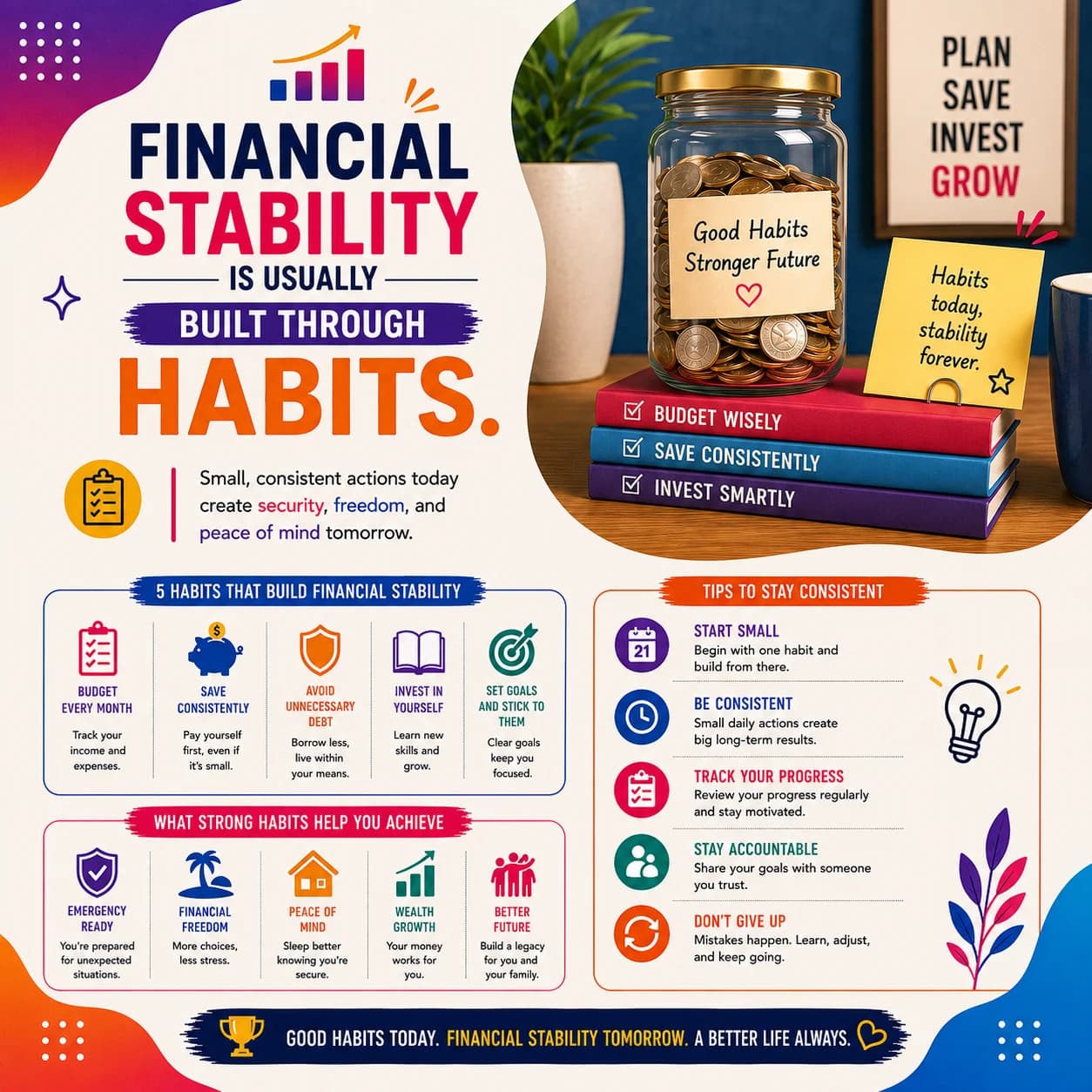 Financial Stability Is Usually Built Through Habits