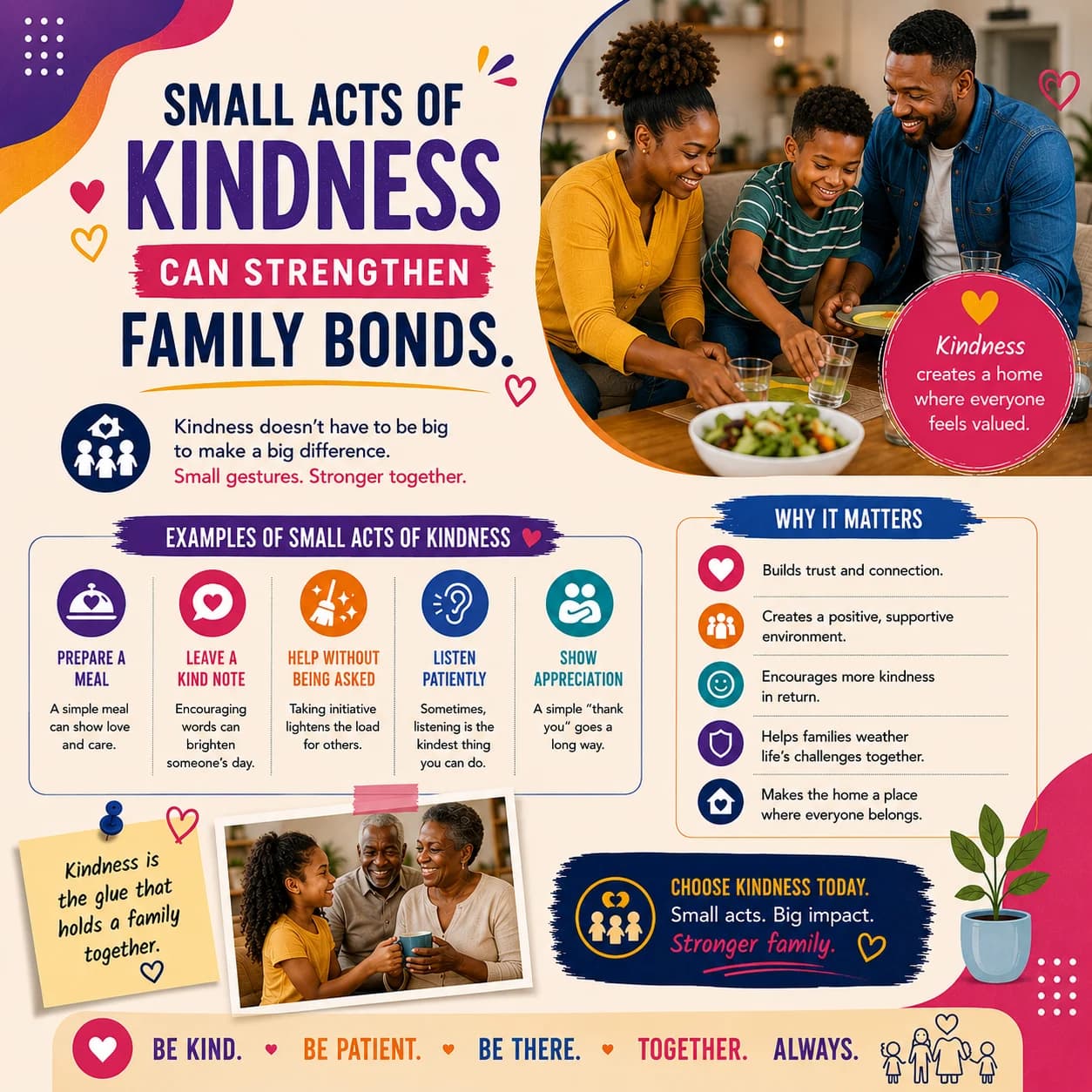 Small Acts of Kindness Can Strengthen Family Bonds