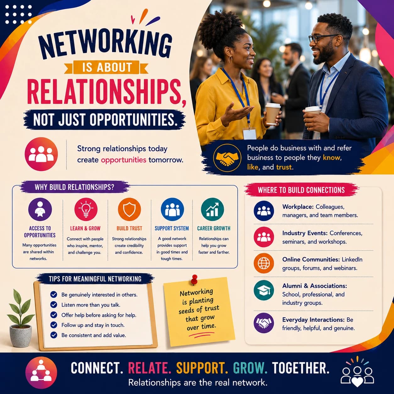 Networking Is About Relationships, Not Just Opportunities