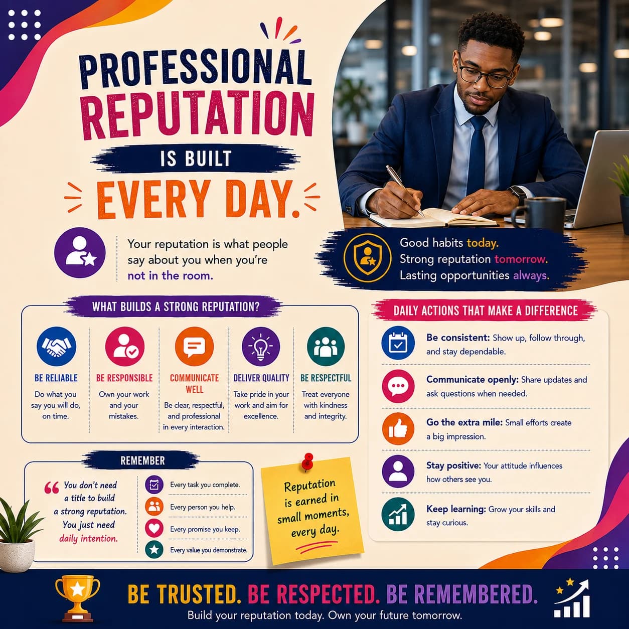 Professional Reputation Is Built Every Day