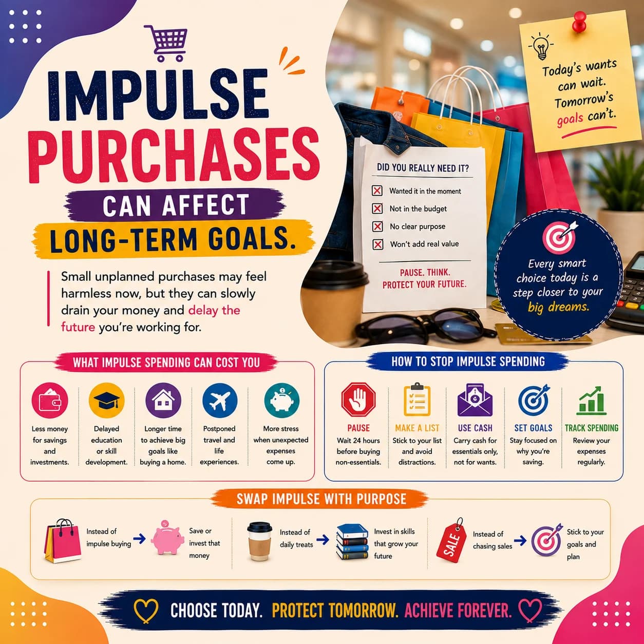 Impulse Purchases Can Affect Long-Term Goals