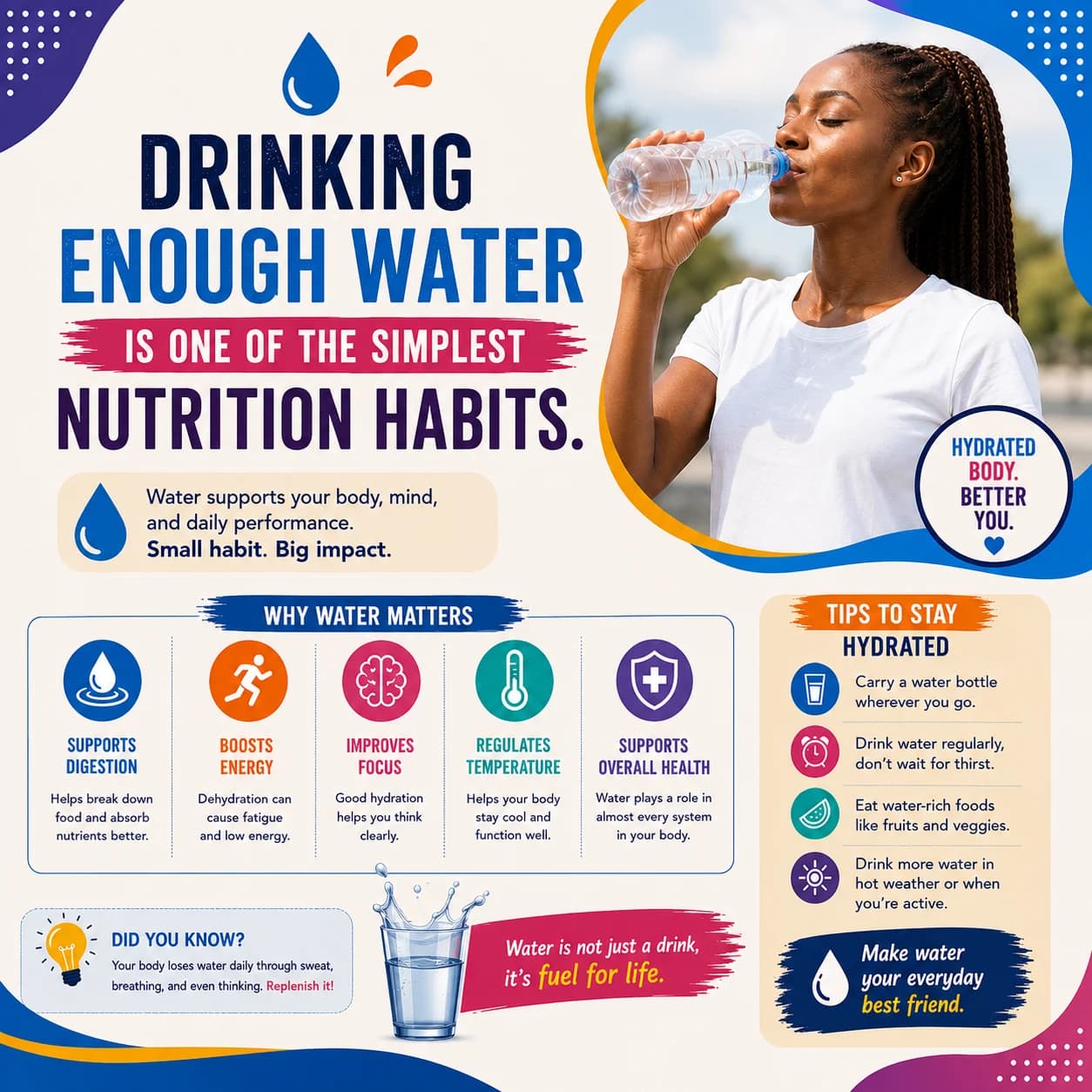 Drinking Enough Water Is One of the Simplest Nutrition Habits