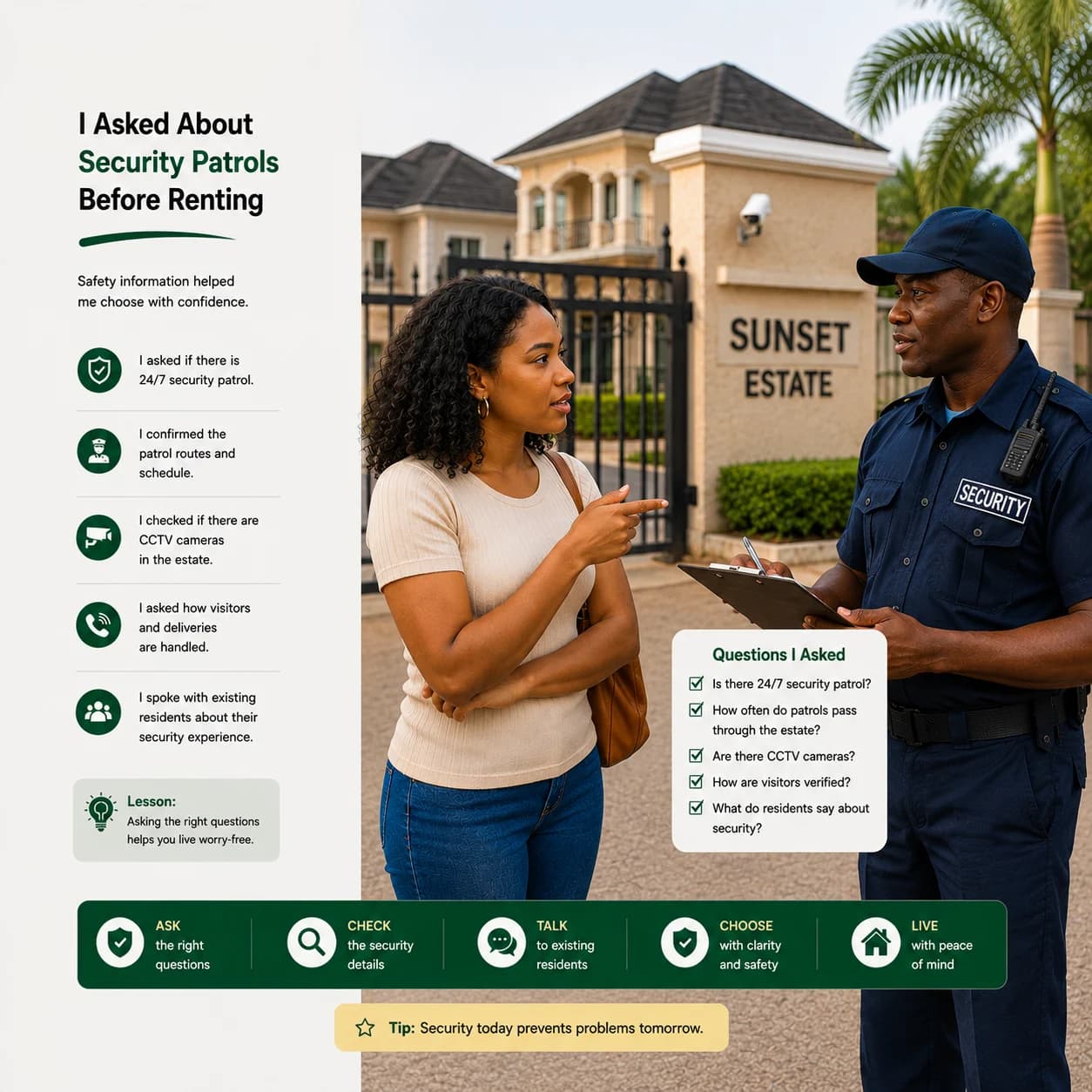 I Asked About Security Patrols Before Renting