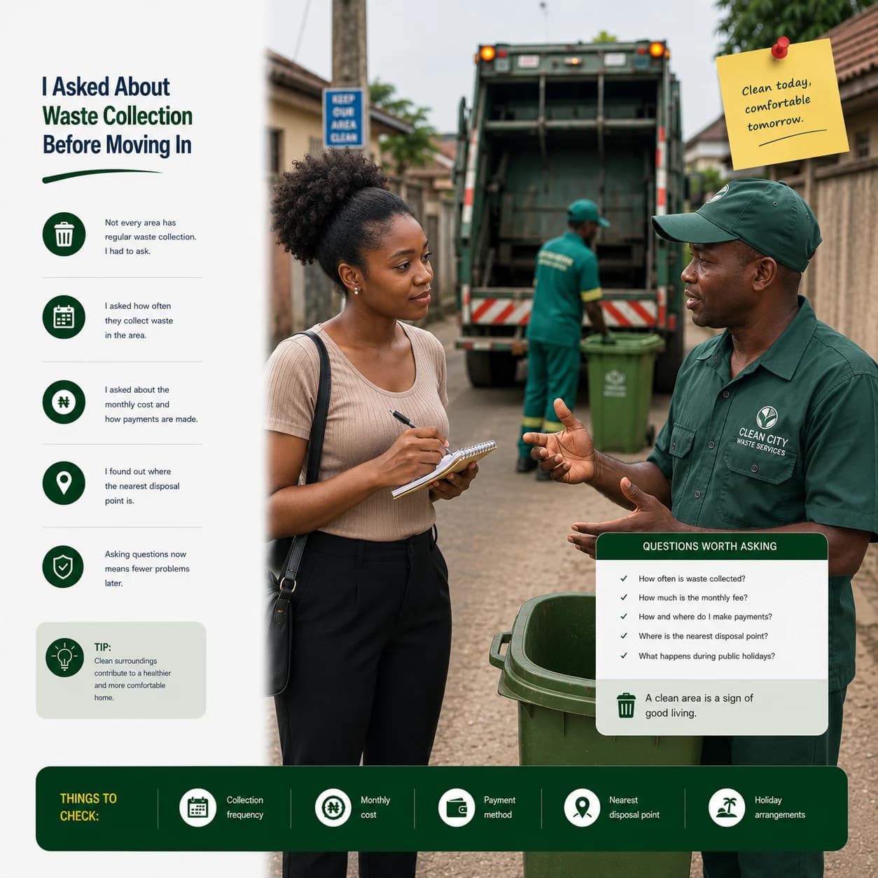 I Asked About Waste Collection Before Moving In