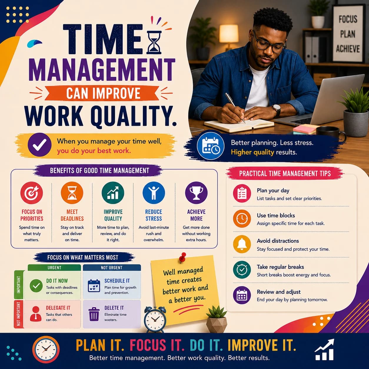 Time Management Can Improve Work Quality