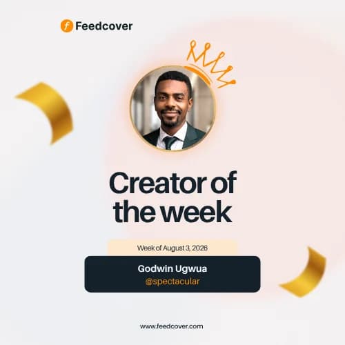 Meet The Creator Of The Week 👑