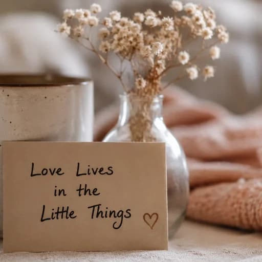 Love Lives in the Little Things
