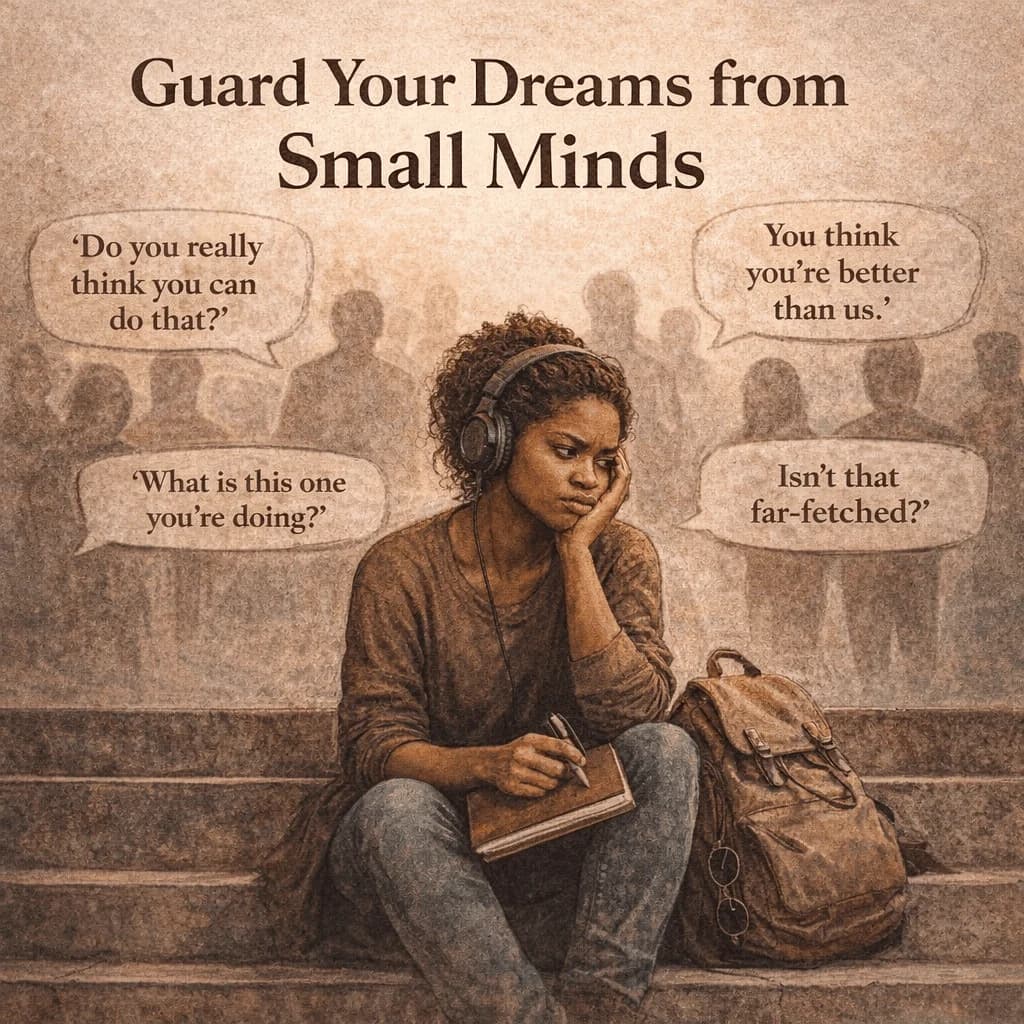 Guard Your Dreams from Small Minds
