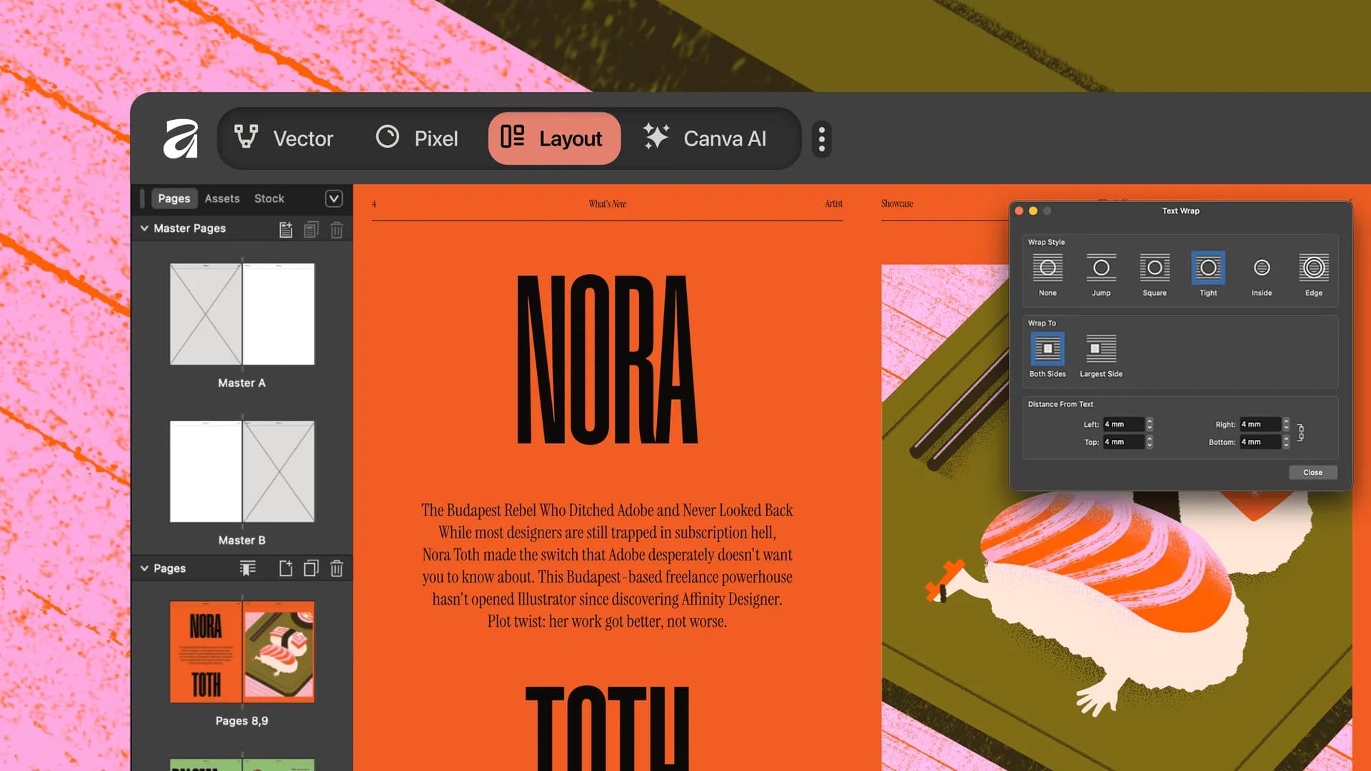 I love Photoshop, but Canva's free Affinity tools won me over (and saved me money)