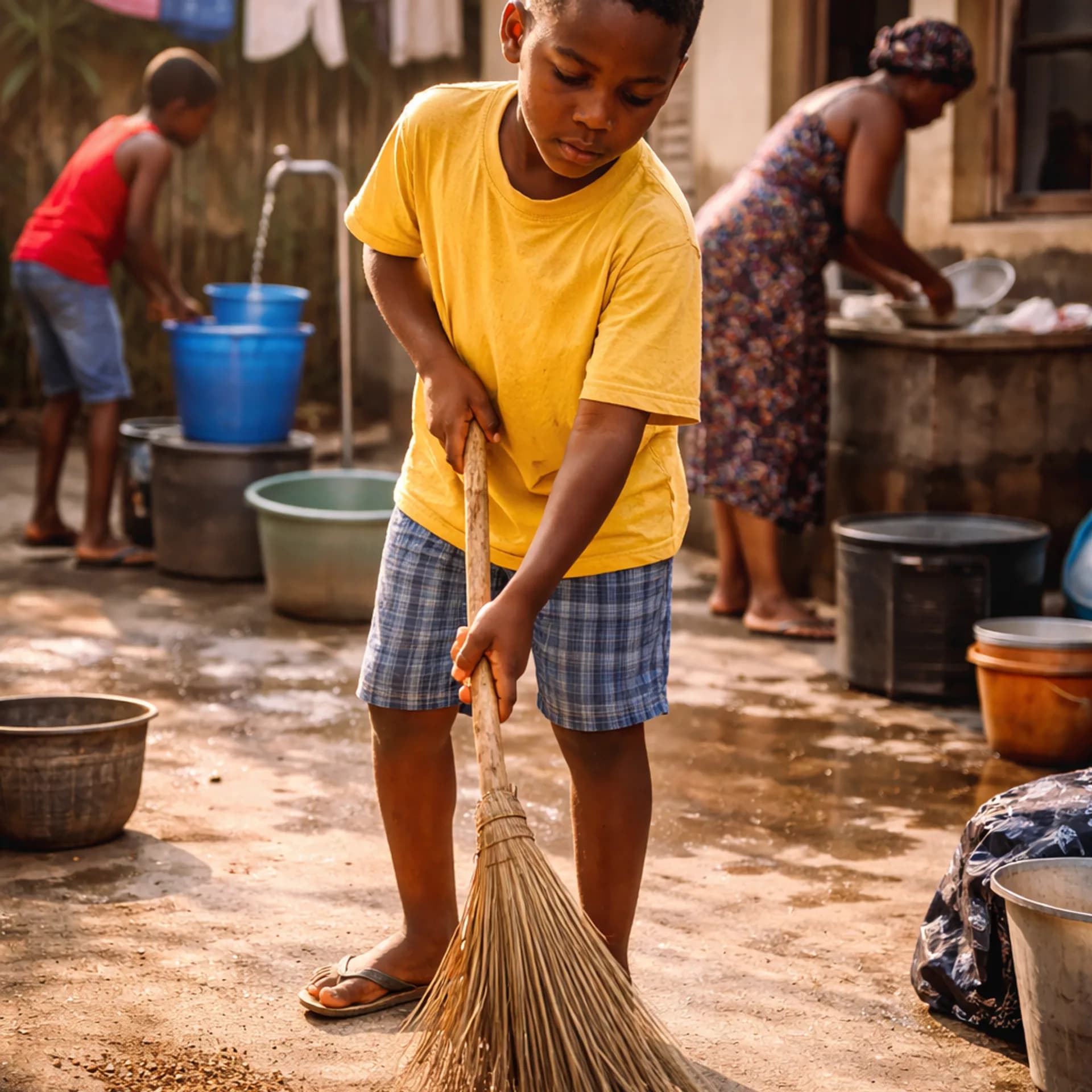 Saturday Morning in a Nigerian Home