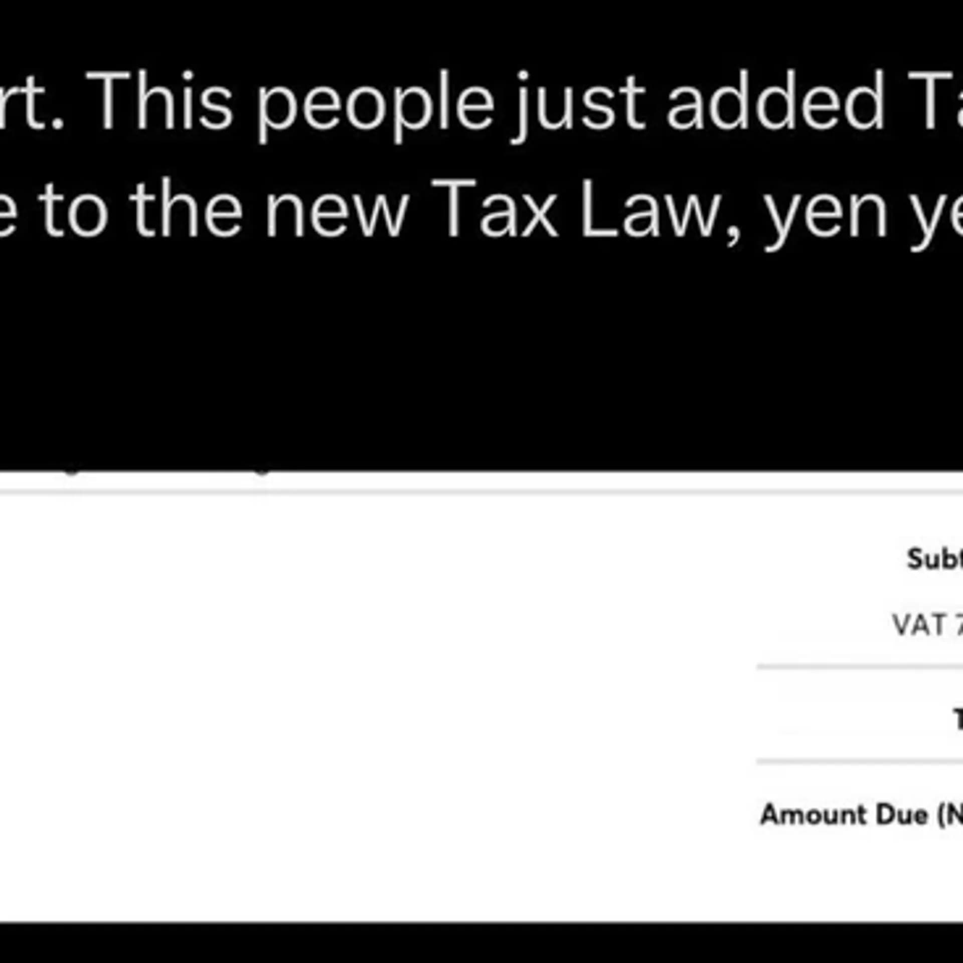 Tax don start š