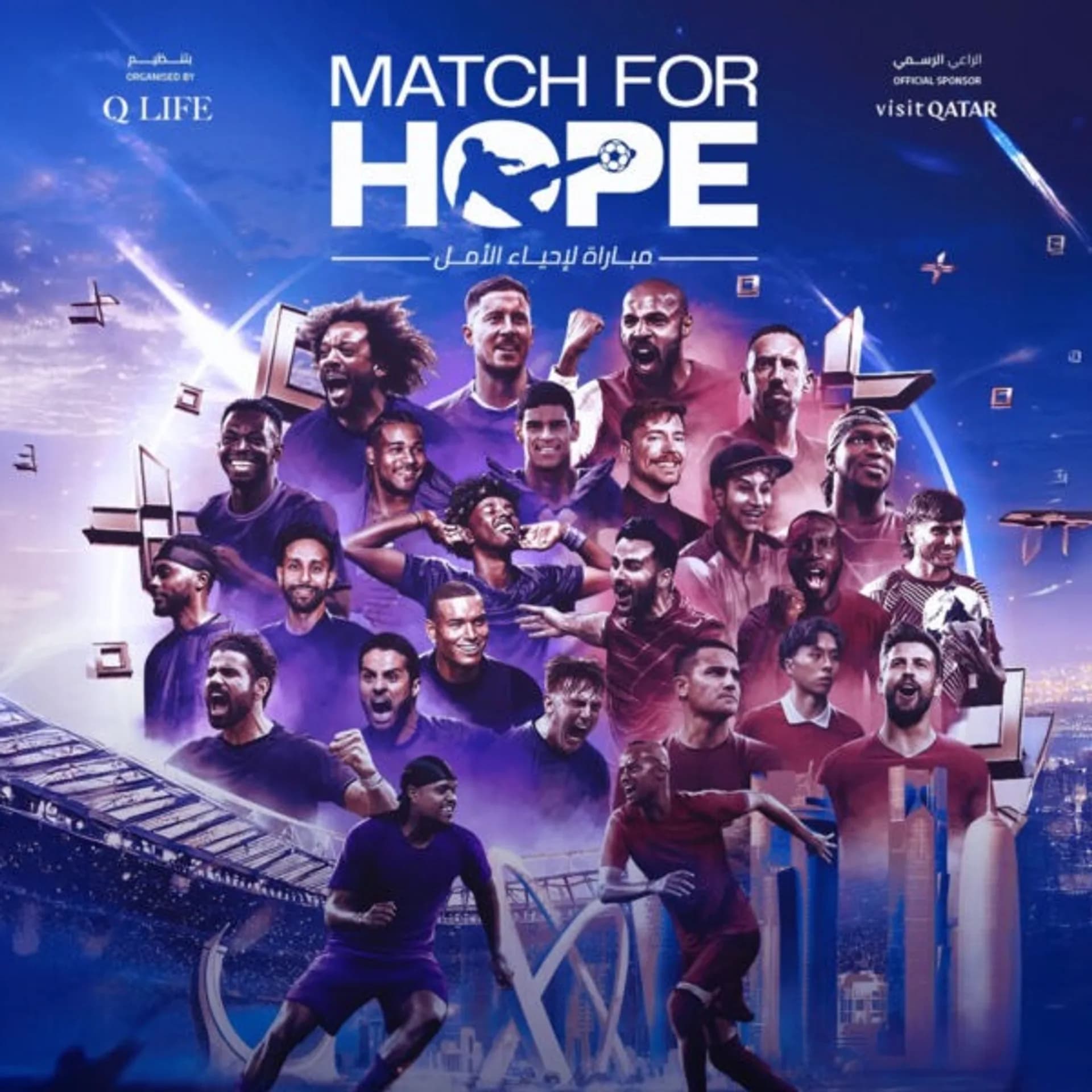 Match for Hope 2026: Creators and Legends Collide in Qatar’s Ultimate Charity Showdown!