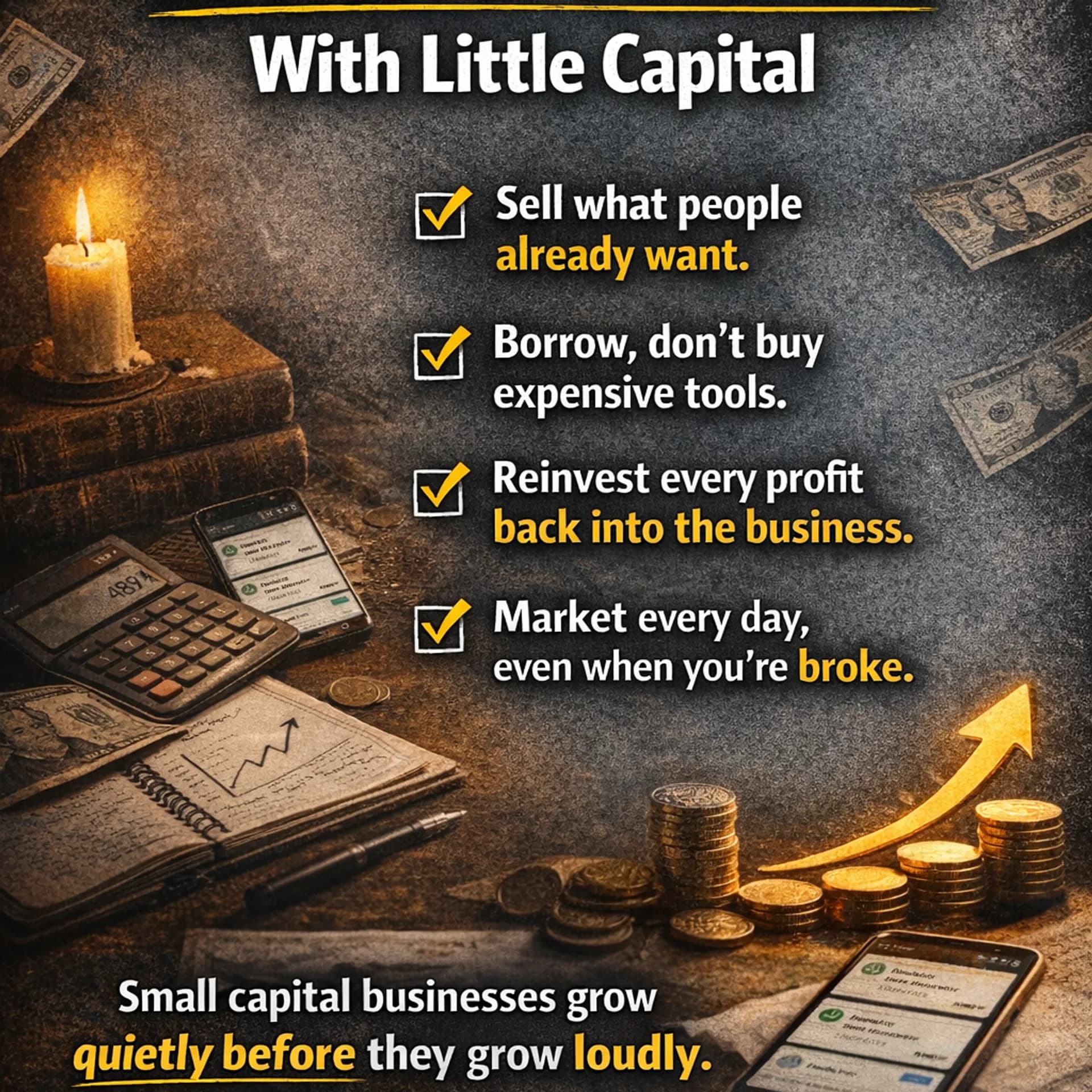 How to Grow a Successful Business With Little Capital