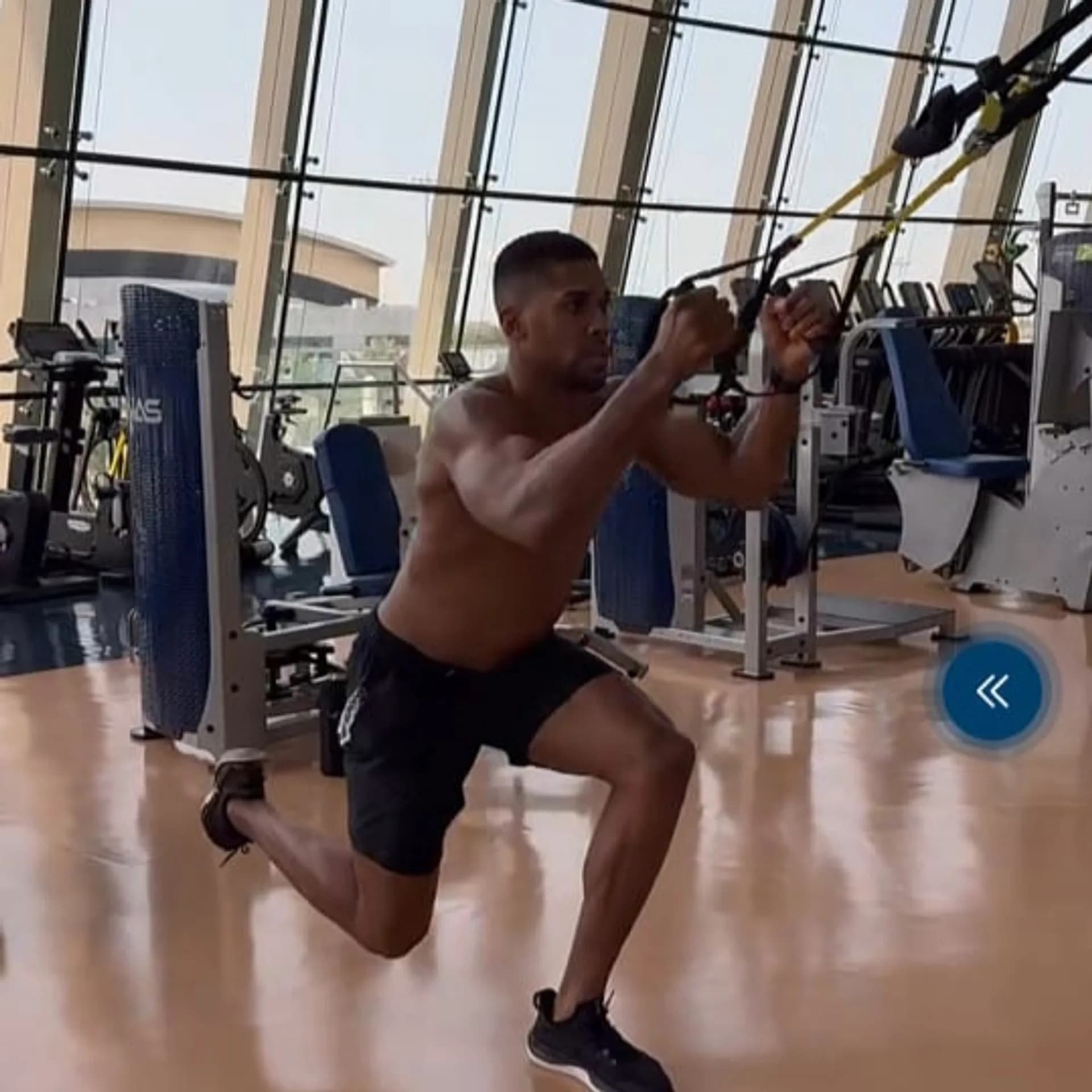 Anthony Joshua Returns To Training 3 Weeks After Fatal Car Crash