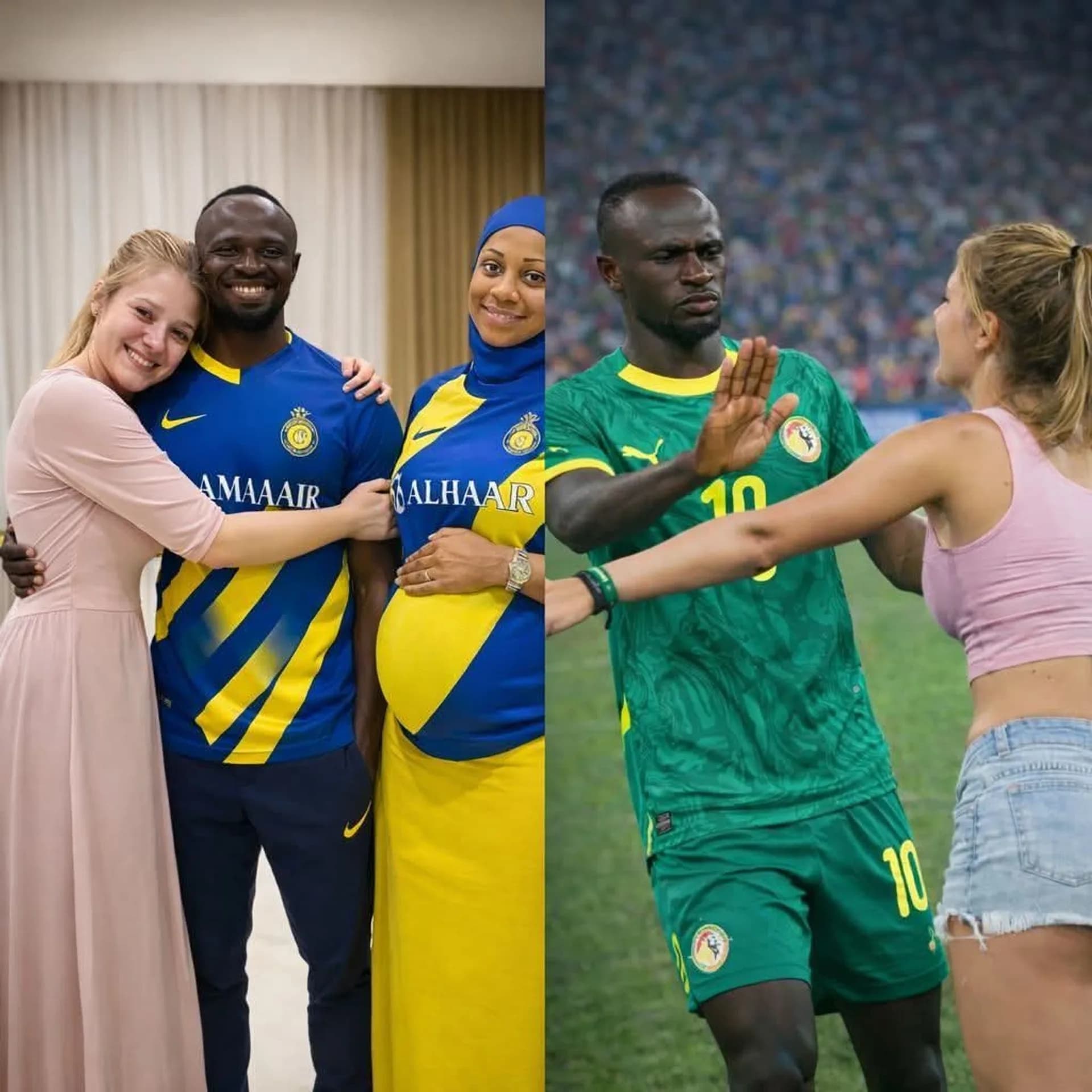 Sophia Amelia Finally Hugs Her Football Hero, Sadio Mané