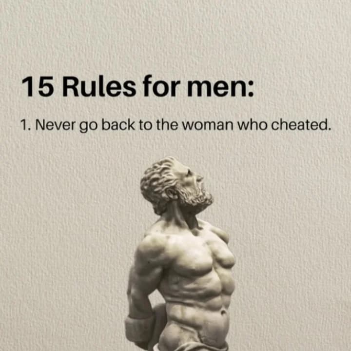 15 RULES OF MEN IN LIFE